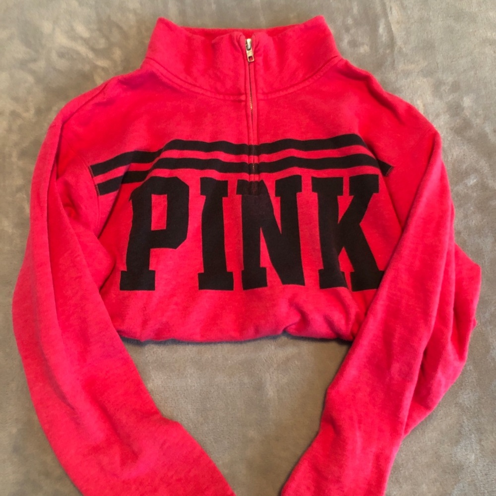 PINK half zip